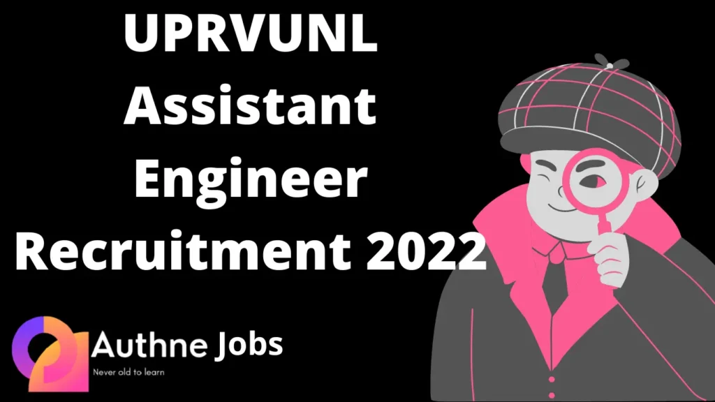 UPRVUNL Assistant Engineer Recruitment 2022